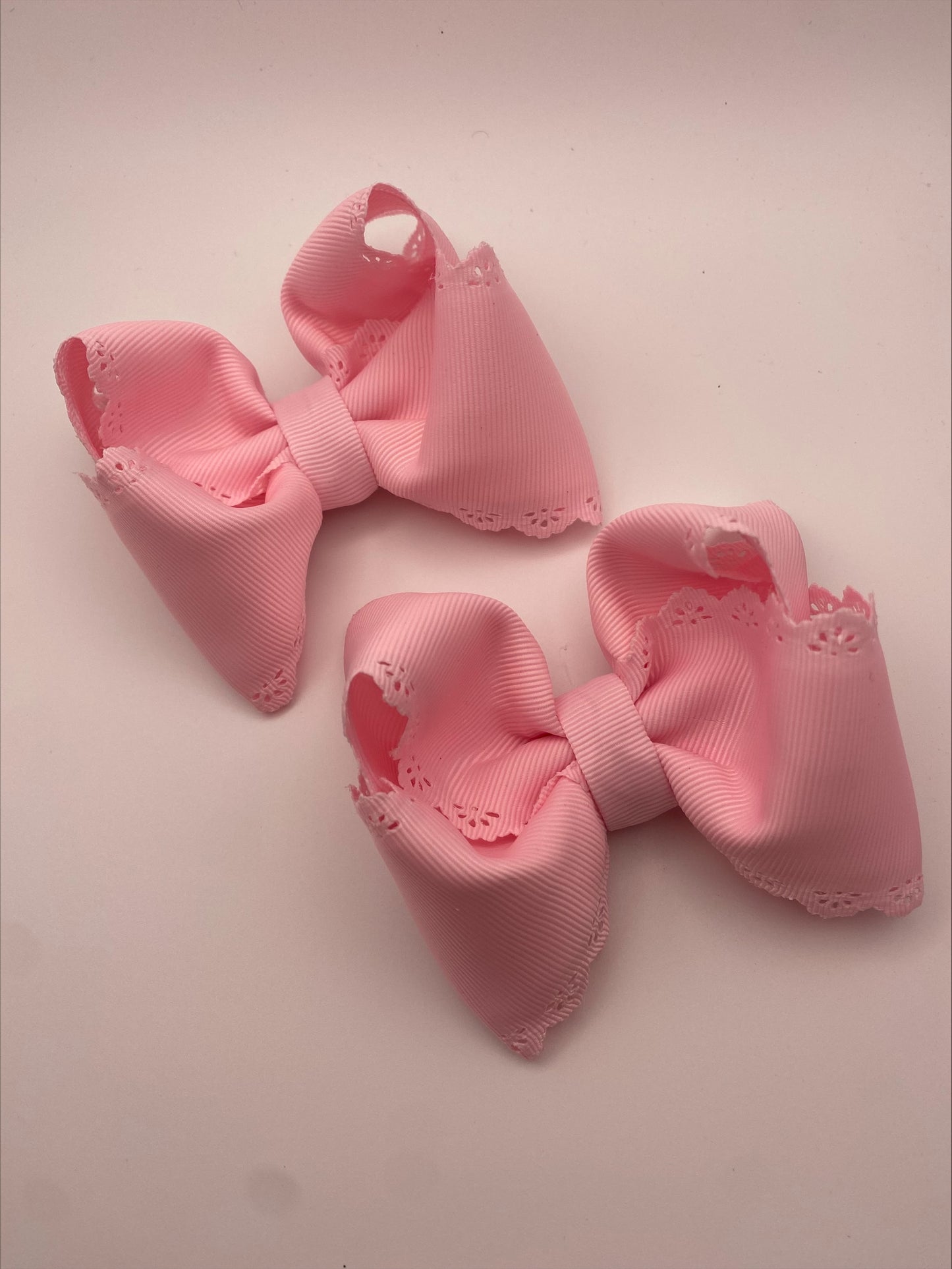 Pink Scalloped Piggies