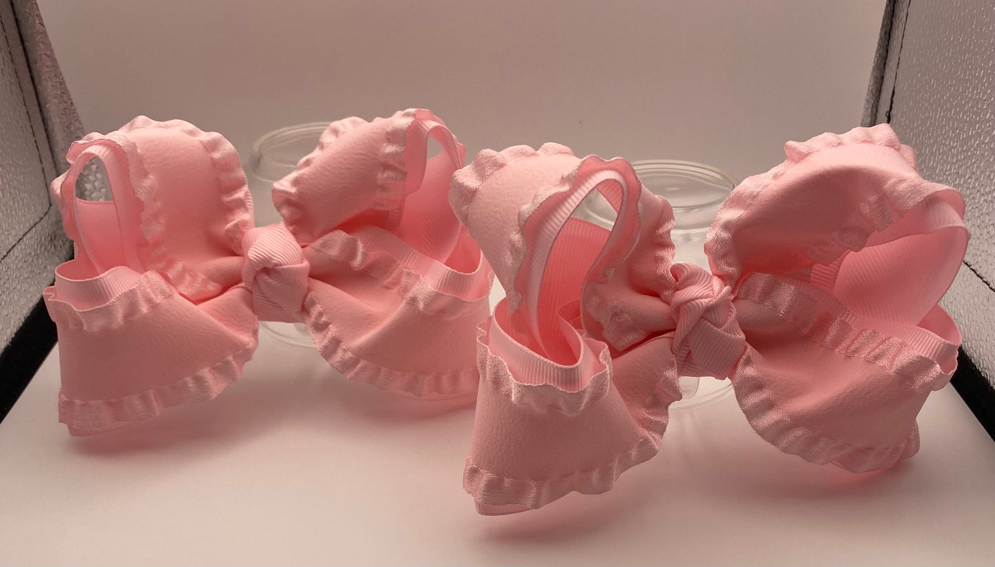 Baby Pink Ruffle Piggy Set