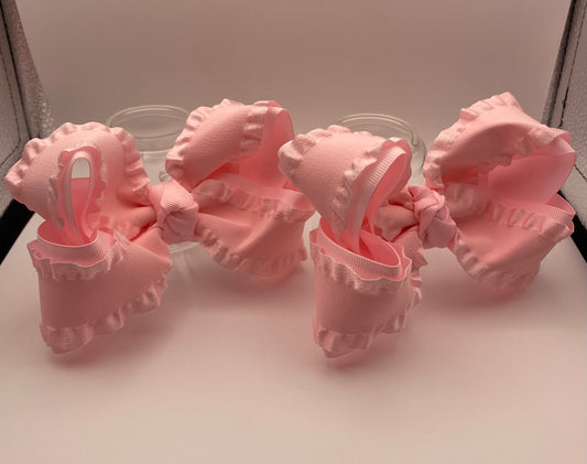 Baby Pink Ruffle Piggy Set