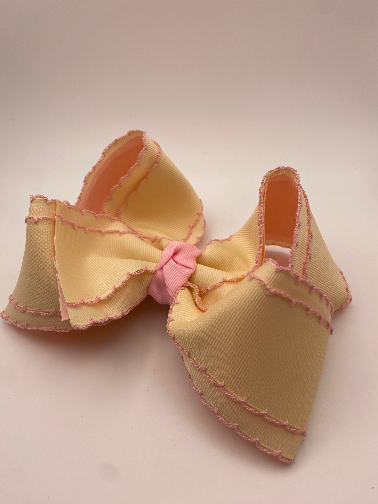 Maize and Pink Double Moonstitch