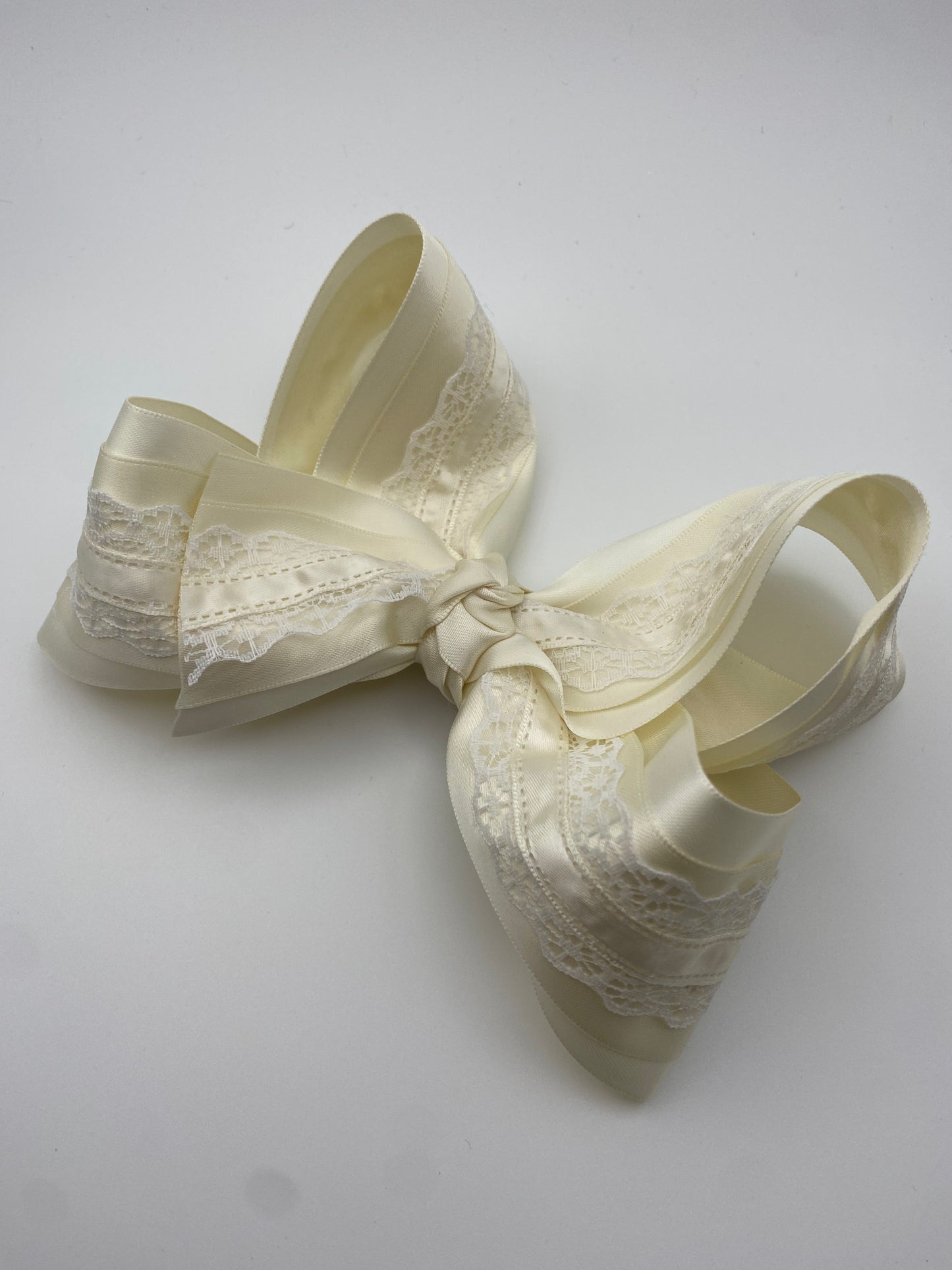 Satin Lace Antique White