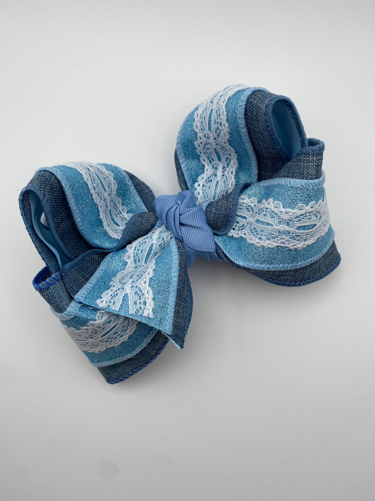 Dusty Denim Lace