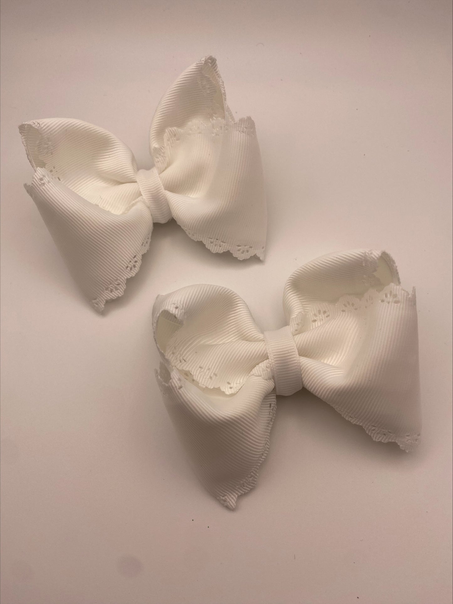 White Scalloped Piggies